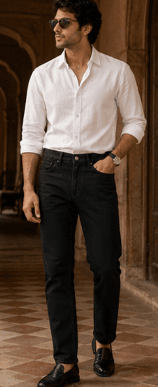 BOOTCUT DENIM ALL BLACK